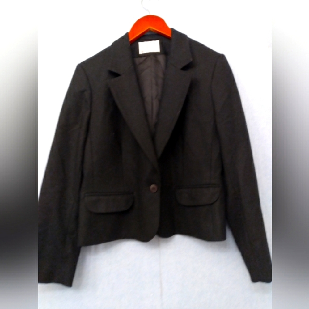 Pendleton Wool Blazer Petite Brown Career Office‎ Jacket